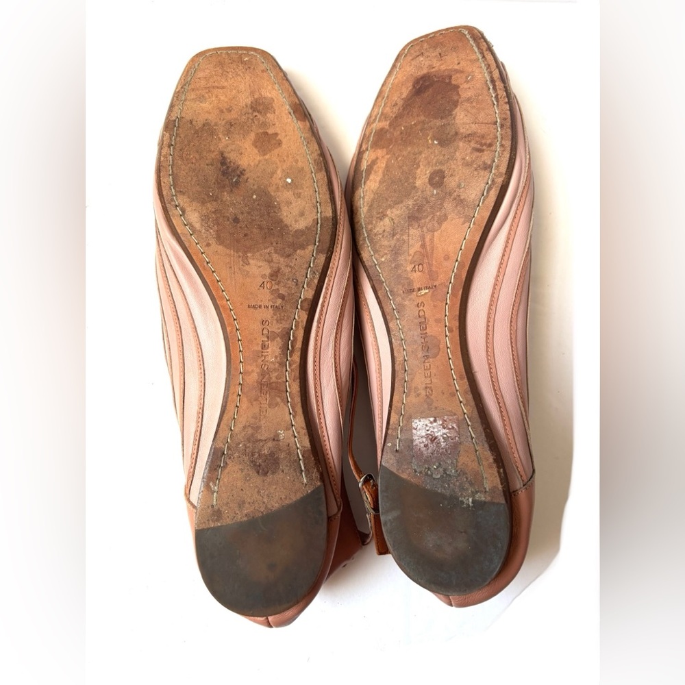 Eileen Shields MARY T-Strap Nappa Dusty Pink/Blush/flats shoes SZ EU 40 US 9-9.5 - Picture 8 of 11